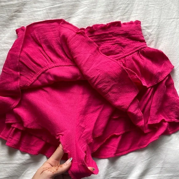 Pink Ruffle Skort - Picture 2 of 3